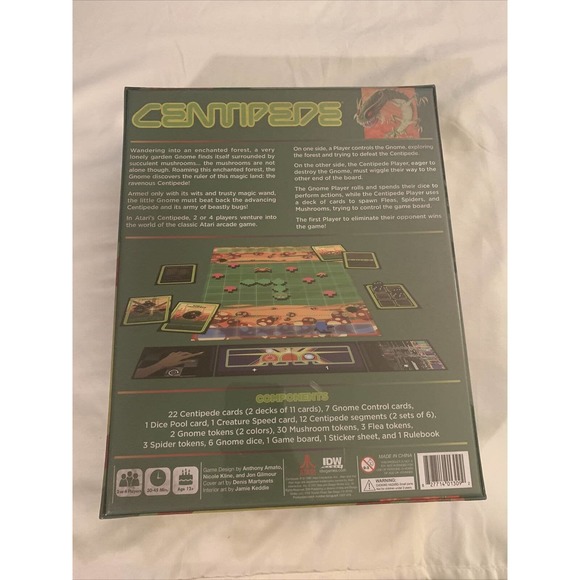 BRAND NEW Centipede Board Game by IDW Sealed By ATARI 2017 - Picture 2 of 3